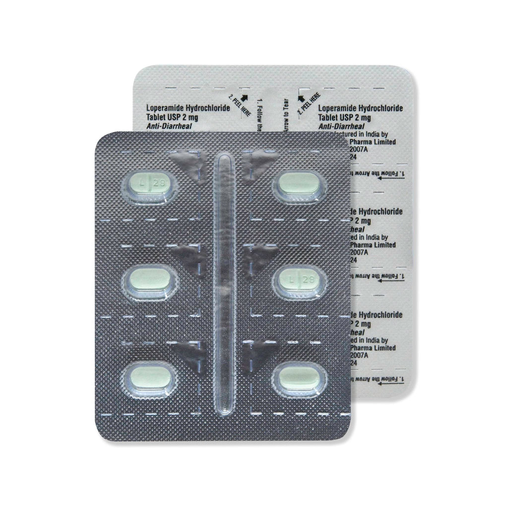 Amazon Basic Care Loperamide Hydrochloride Tablets, 2 mg, Anti-Diarrheal, 24 Count (Pack of 1) - FENGGESTORE20