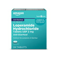 Amazon Basic Care Loperamide Hydrochloride Tablets, 2 mg, Anti-Diarrheal, 24 Count (Pack of 1) - FENGGESTORE20