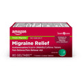 Amazon Basic Care Migraine Relief Geltabs, Pain Reliever, Acetaminophen 250 mg, Aspirin 250 mg (NSAID) and Caffeine 65 mg, Headache Relief, 80 Count - FENGGESTORE20