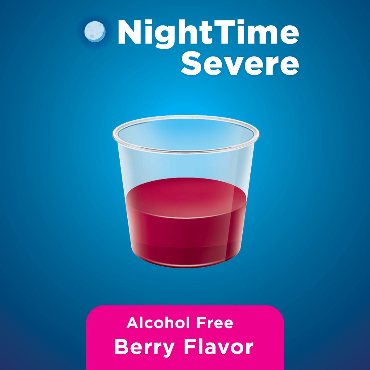Amazon Basic Care Nighttime Severe Cold and Flu Syrup, Max Strength Liquid Medicine, Multi-Symptom Relief, for Adults and Children 12 Years and Older, Mixed Berry Flavor, 12 fl oz - FENGGESTORE20