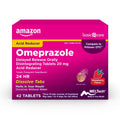 Amazon Basic Care Omeprazole Delayed Release Orally Disintegrating Tablets, 20 mg, Acid Reducer, Strawberry Flavor, 24 Hour Heartburn Medicine, 42 Count - FENGGESTORE20