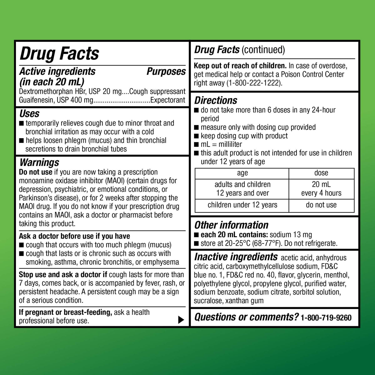 Amazon Basic Care Tussin DM MAX, Maximum Strength Cough and Chest Congestion Medicine, Non-Drowsy, Alcohol Free, Expectorant, Raspberry Menthol Flavor, 8 fl oz (Pack of 1) - FENGGESTORE20