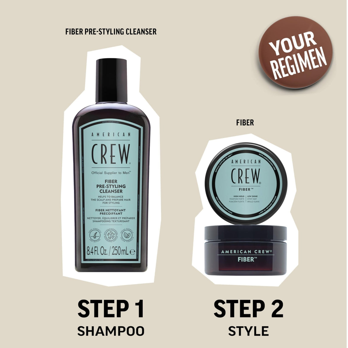 American Crew Men's Hair Fiber, Like Hair Gel with High Hold & Low Shine, 3 oz - FENGGESTORE20