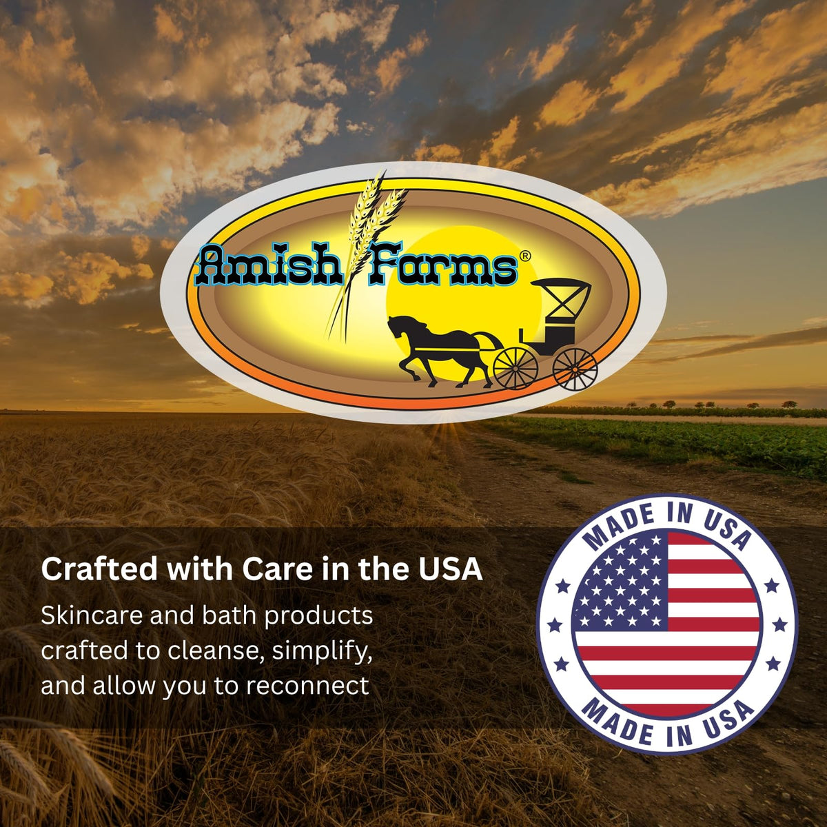 Amish Farms Natural Bar Soap 5-Pack Variety – Handmade Cold Process Moisturizing Soap Bars, Large Hand-Cut, Made in USA - FENGGESTORE20
