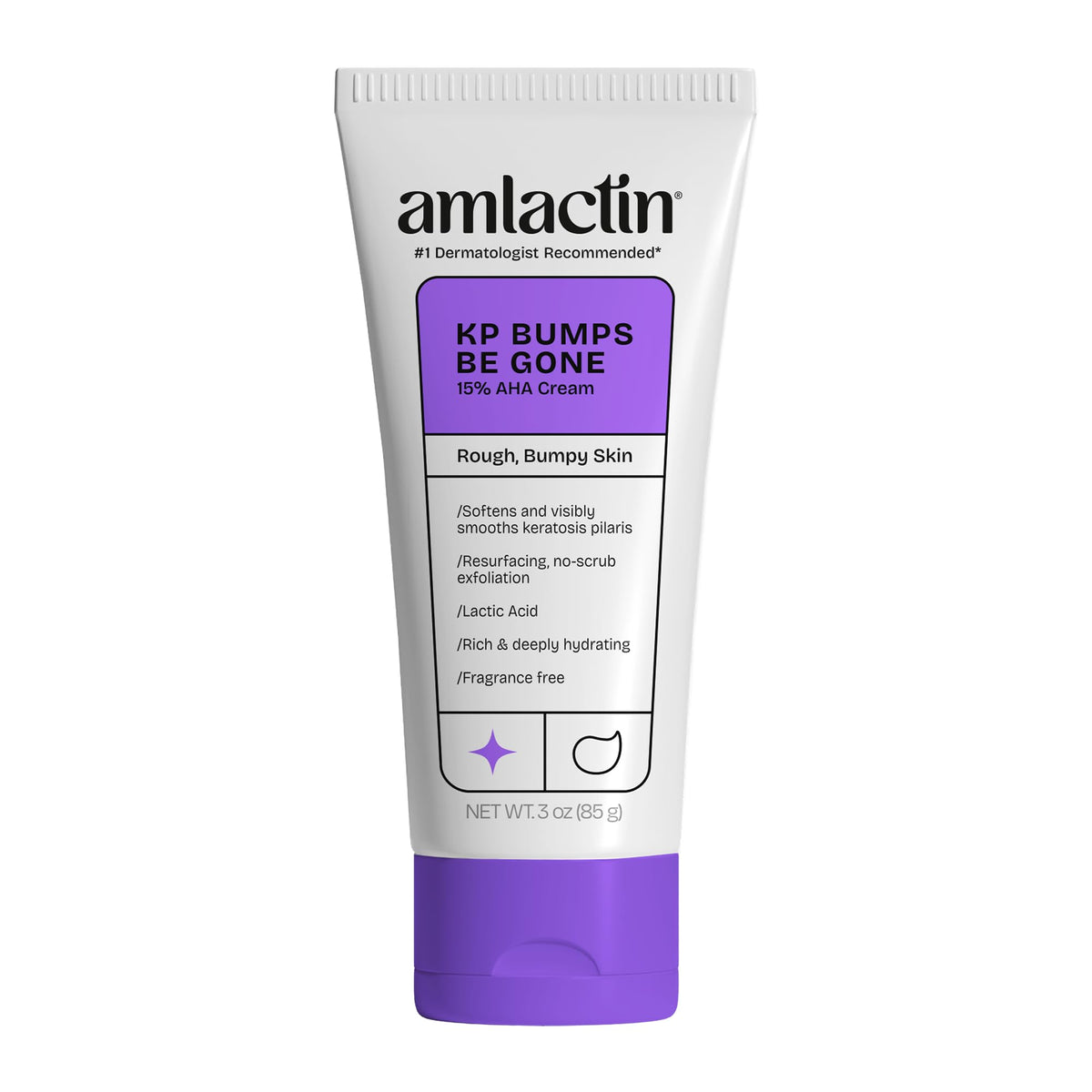 AmLactin KP Bumps Be Gone - Therapeutic Body Cream for Keratosis Pilaris - No-Scrub Exfoliator and Body Moisturizer - FENGGESTORE20