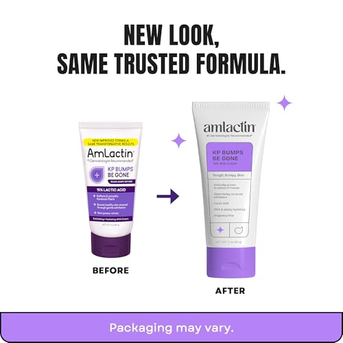 AmLactin KP Bumps Be Gone - Therapeutic Body Cream for Keratosis Pilaris - No-Scrub Exfoliator and Body Moisturizer - FENGGESTORE20