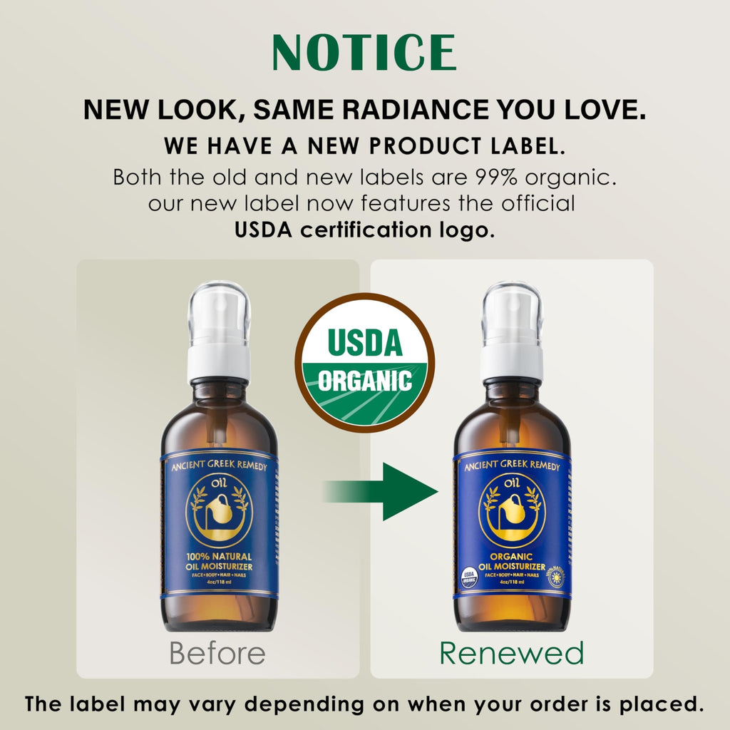 Ancient Greek Remedy Body Oil - Organic After Shower Face Oil & Body Moisturizer for Dry Skin - Almond, Jojoba, Olive, Lavender - FENGGESTORE20