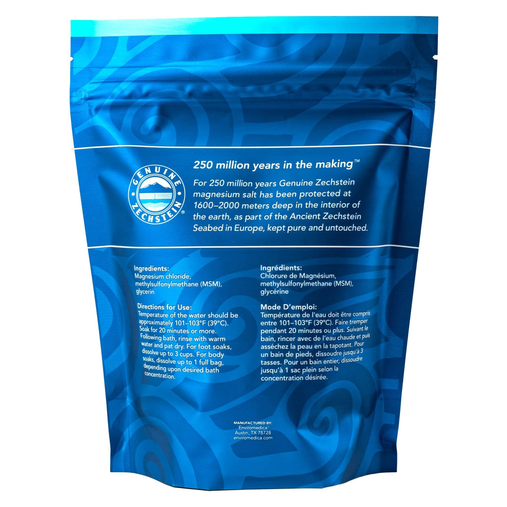Ancient Minerals Magnesium Bath Flakes Ultra with OptiMSM – Pure Zechstein Magnesium Chloride and Organic Sulfur Bath Salts, - FENGGESTORE20