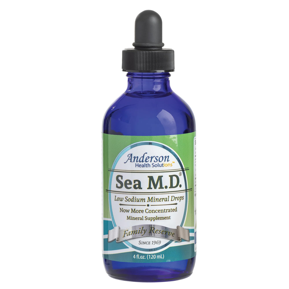 Anderson Sea M.D. Concentrated Trace Mineral Drops, 79 Trace Minerals with Magnesium, Sodium and Chloride Electrolytes - Supports Hydration, Energy - FENGGESTORE20