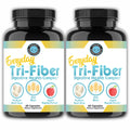Angry Supplements Tri-Fiber Digestive Health Complex – Psyllium Husk, Oat Bran & Apple Pectin – Prebiotic Fiber for Gut Health & Regularity – 60 Capsules (2-Bottles) - FENGGESTORE20