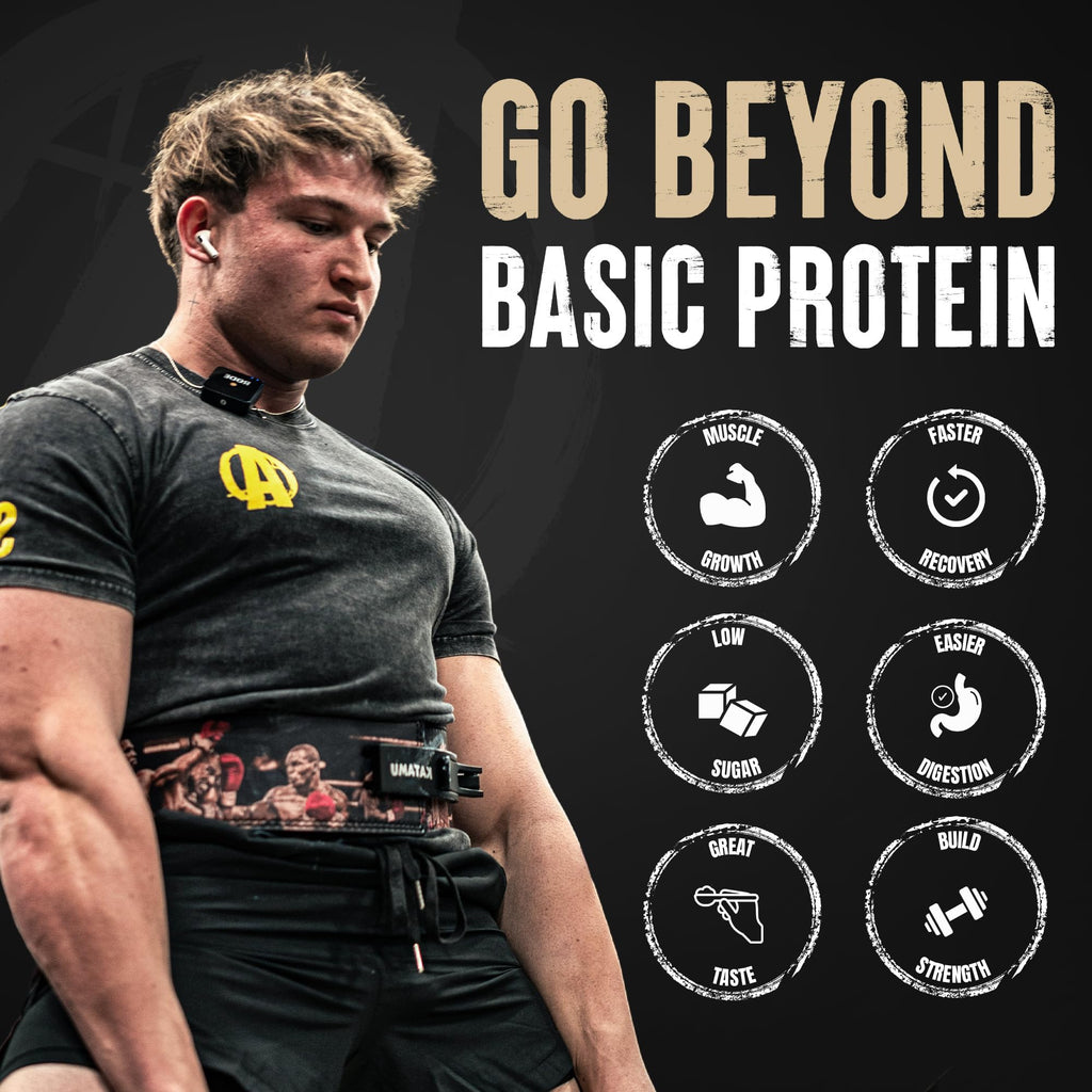 Animal Whey Isolate Protein Powder - Loaded for Pre & Post Workout Muscle Builder and Recovery with Digestive Enzymes for Men & Women - 25g Protein, Great Taste, Low Sugar - Vanilla 2 lbs - FENGGESTORE20