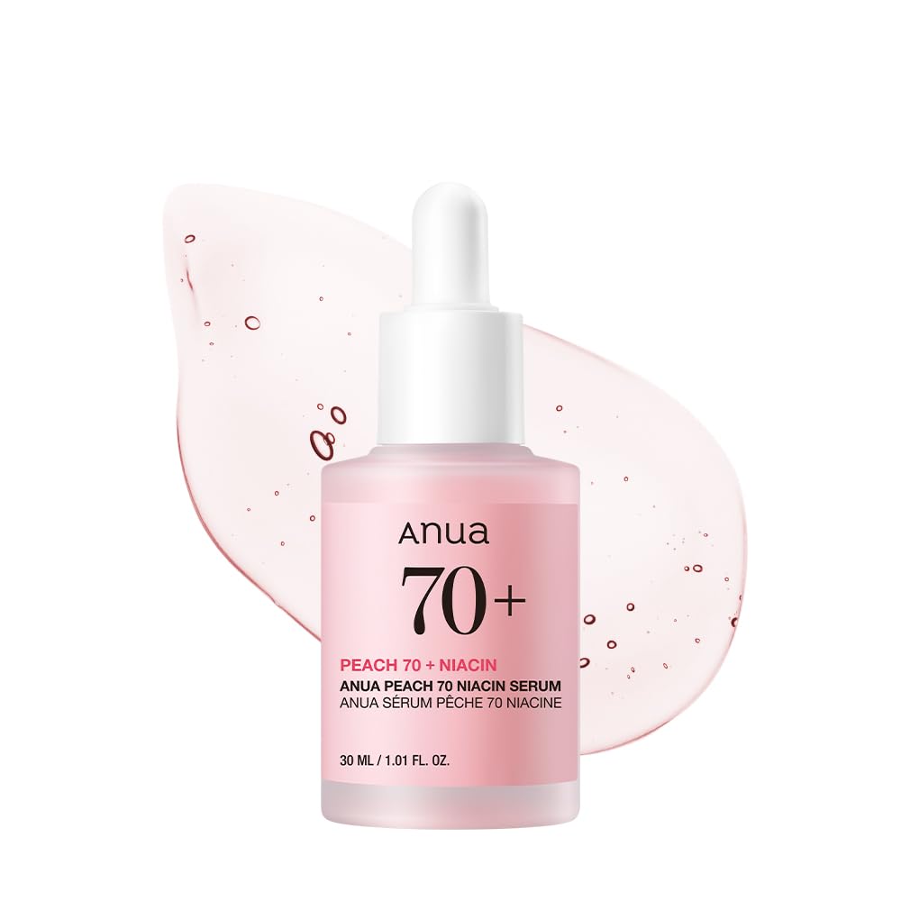 Anua Peach 70 Niacinamide Serum, Daily Glow Serum For Face, Skin Tone & Dullness Care with Vitamin B12, Lightweight - FENGGESTORE20