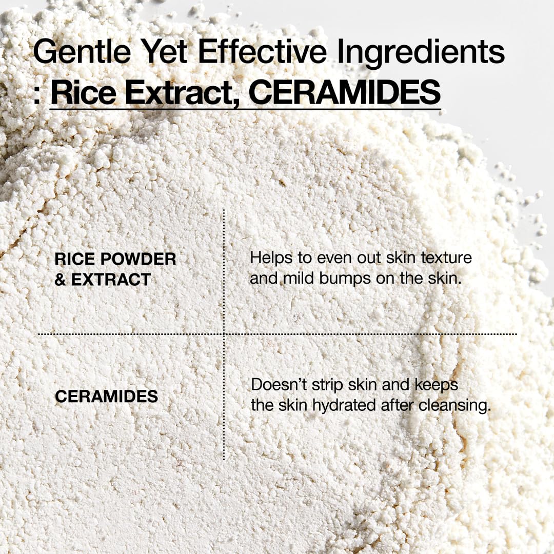 ANUA Rice Enzyme Brightening Cleansing Powder, Exfoliating Powder-to-Foam Cleanser, Smooth Texture & Clarity - FENGGESTORE20