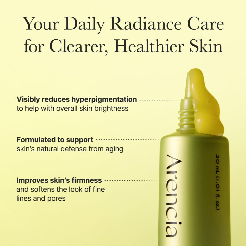 Arencia Vitamin C Booster Shot Serum with Glutathione, Niacinamide and Vitamin E for Dark Spot Care, Fine Lines & Wrinkles - FENGGESTORE20