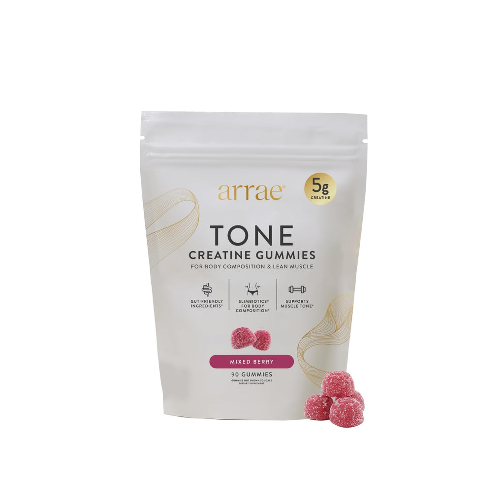 Arrae Tone Gummies – Creatine Monohydrate 5g for Women – Support Lean Muscle, Strength & Recovery – Hormone-Friendly Muscle Toning Supplement - FENGGESTORE20