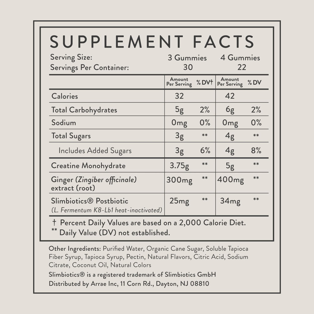 Arrae Tone Gummies – Creatine Monohydrate 5g for Women – Support Lean Muscle, Strength & Recovery – Hormone-Friendly Muscle Toning Supplement - FENGGESTORE20