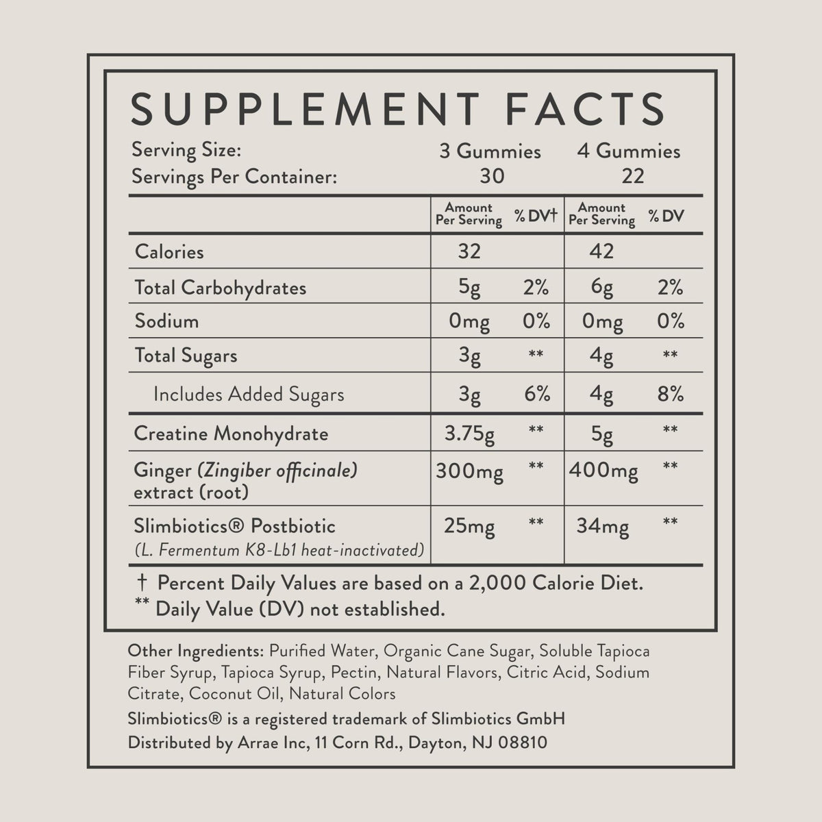 Arrae Tone Gummies – Creatine Monohydrate 5g for Women – Support Lean Muscle, Strength & Recovery – Hormone-Friendly Muscle Toning Supplement - FENGGESTORE20
