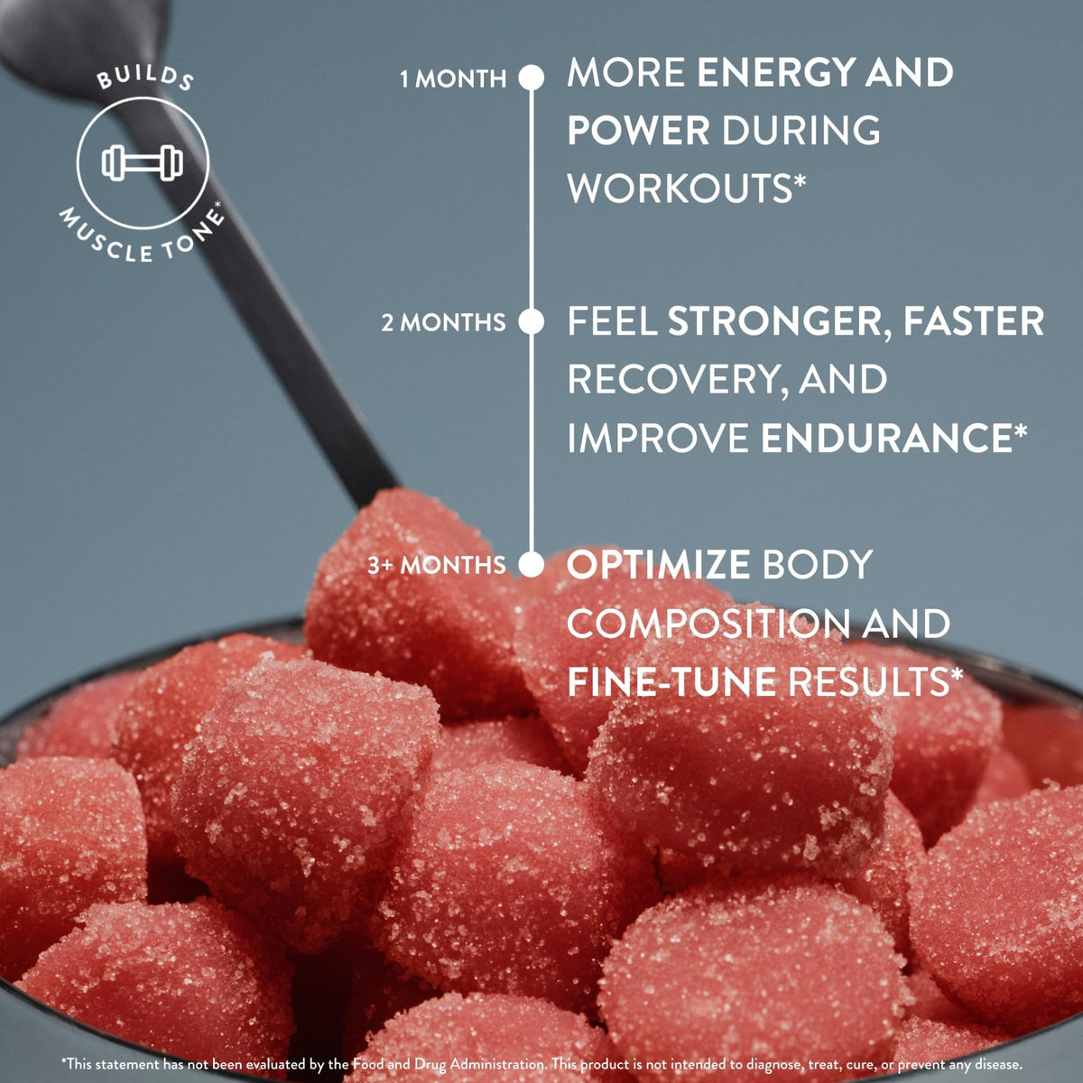 Arrae Tone Gummies – Creatine Monohydrate 5g for Women – Support Lean Muscle, Strength & Recovery – Hormone-Friendly Muscle Toning Supplement - FENGGESTORE20