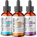 artnaturals Anti-Aging-Set with Vitamin-C Retinol and Hyaluronic-Acid - (3 x 1 Fl Oz / 30ml) Serum for Anti Wrinkle and Dark Circle Remover - FENGGESTORE20