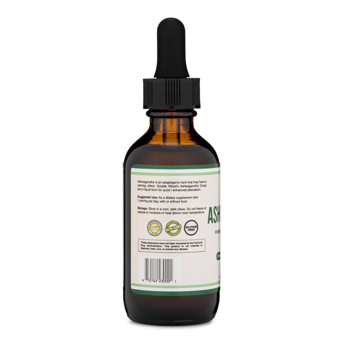 Ashwagandha Organic Drops for Stress Relief (1,200mg, 60 Servings) Ashwagandha Tincture for Adrenal Support and Cortisol Manager - FENGGESTORE20