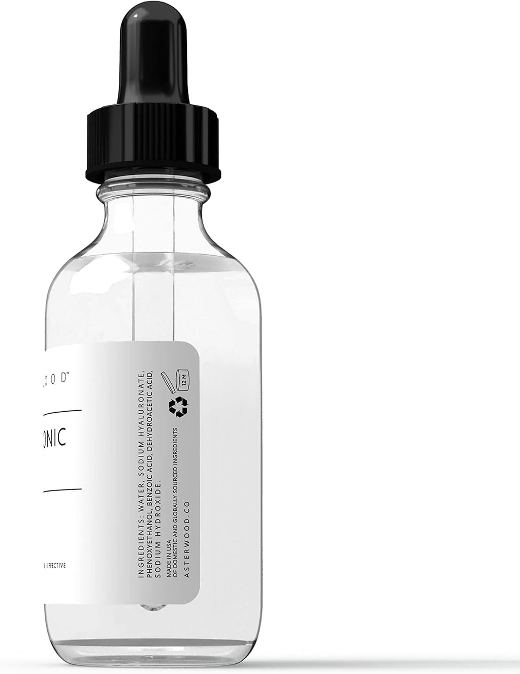 Asterwood Hyaluronic Acid Serum for Face - Plumping, Anti-Aging, Hydrating - Fragrance-Free - 1 Fl Oz - FENGGESTORE20