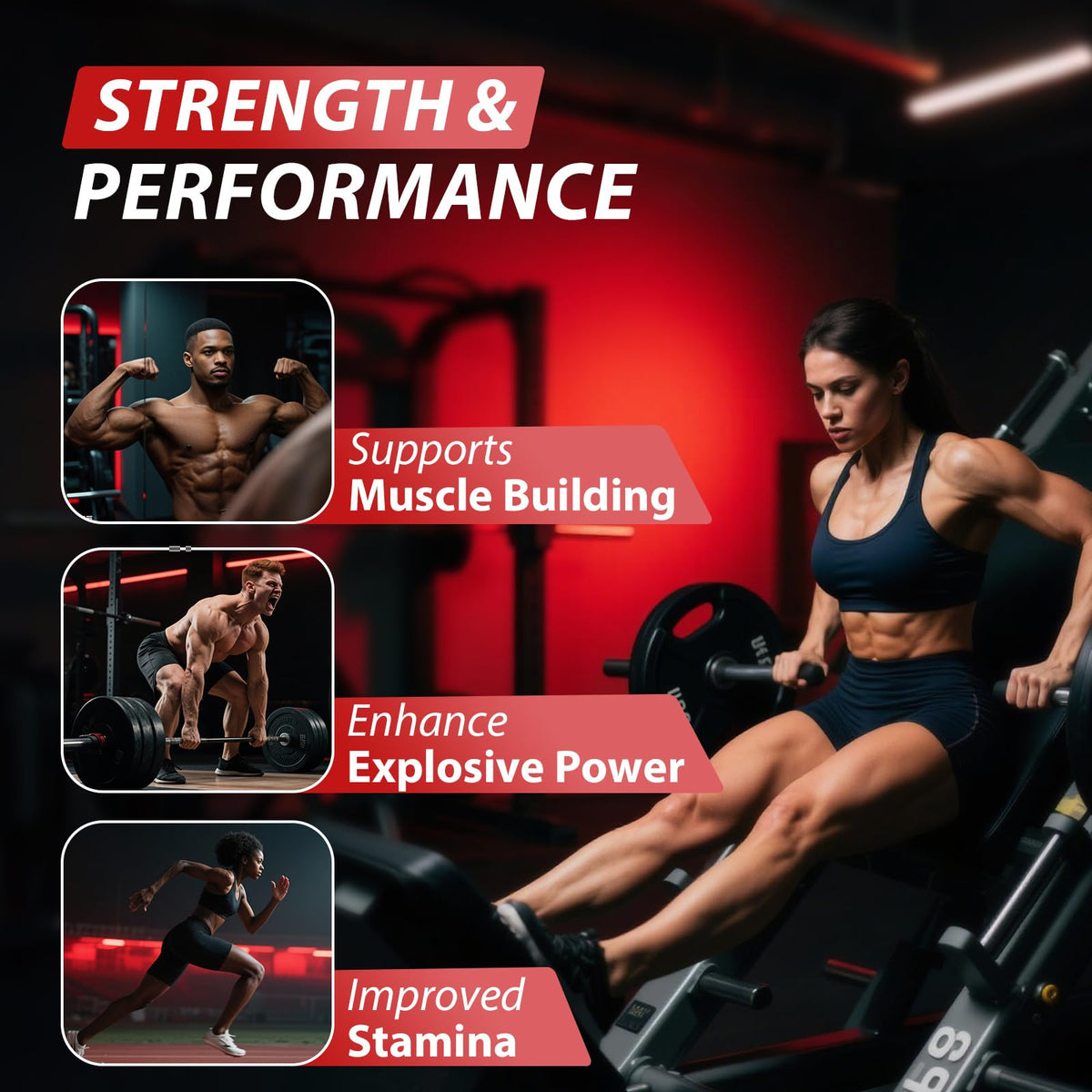 Asumtal Creatine Monohydrate Gummies for Men & Women, Creatine Monohydrate Supplement for Muscle Growth, Strength & Energy Support - FENGGESTORE20