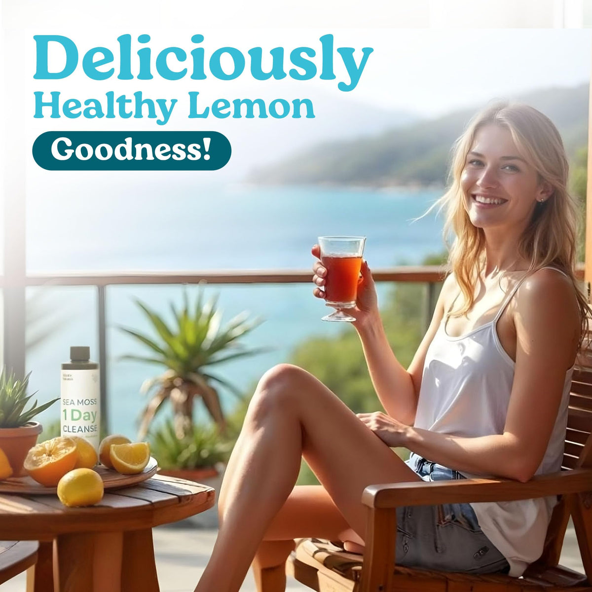 Atlantic Naturals - 1 Day Colon Cleanse Full Body Detox Drink - Sea Moss Supplement for Women & Men, Gut Health, Kidney & Liver Immune Energy Enhancer - FENGGESTORE20