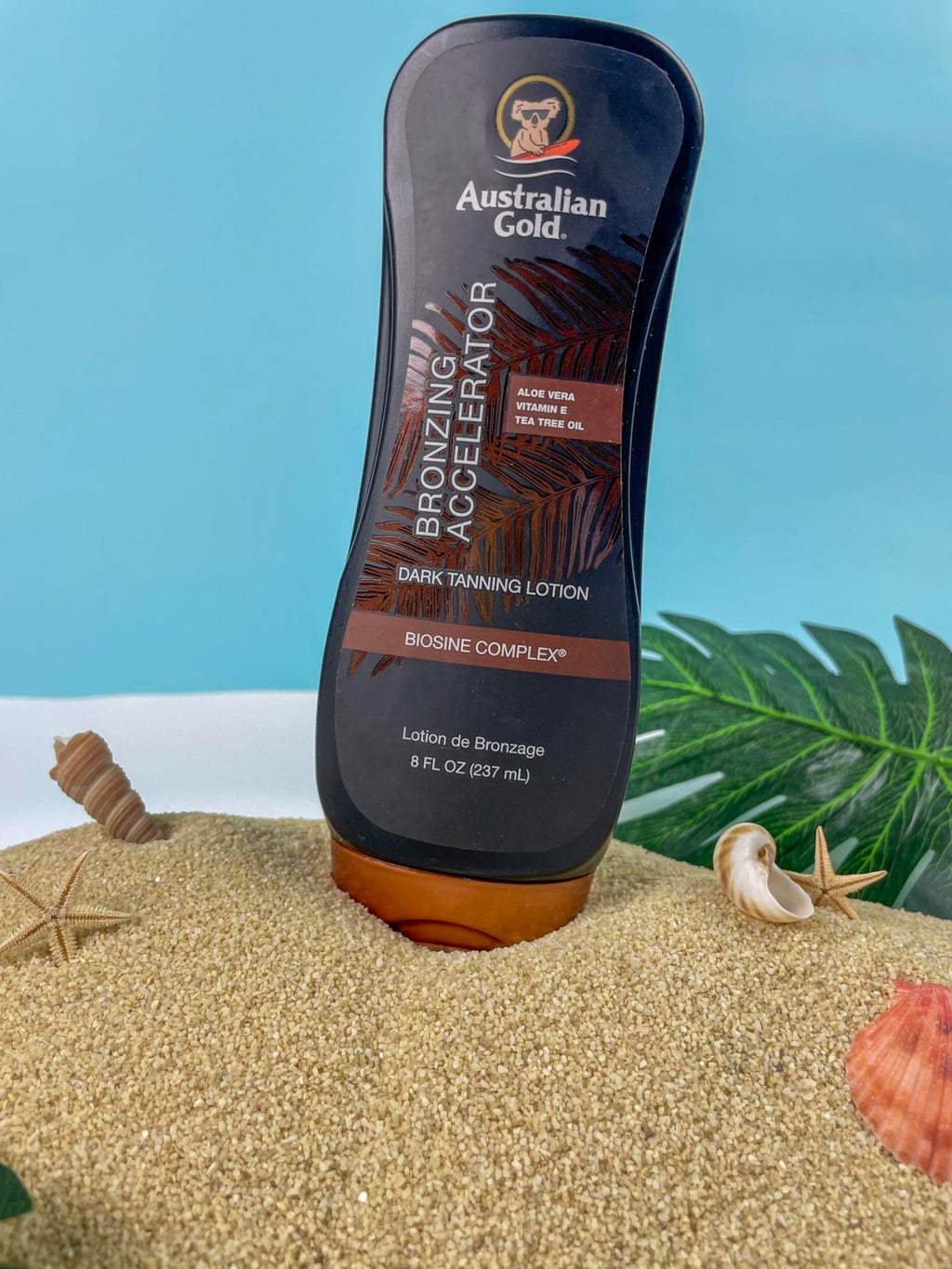 Australian Gold Dark Tanning Accelerator Lotion With Bronzer, 8 Ounce, New Package Same Formula, B003GX5SSC - FENGGESTORE20