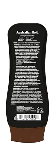 Australian Gold Dark Tanning Accelerator Lotion With Bronzer, 8 Ounce, New Package Same Formula, B003GX5SSC - FENGGESTORE20