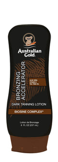 Australian Gold Dark Tanning Accelerator Lotion With Bronzer, 8 Ounce, New Package Same Formula, B003GX5SSC - FENGGESTORE20