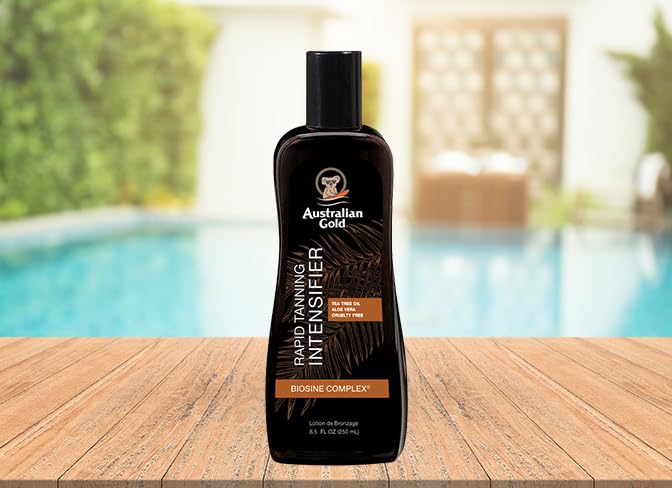 Australian Gold Rapid Tanning Intensifier Lotion, 8.5 Fl Oz | With Tea Tree Oil and Aloe Vera - FENGGESTORE20