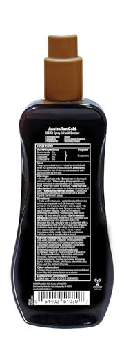 Australian Gold Spray Gel Sunscreen with Instant Bronzer SPF 50, 8 Ounce | Moisturize & Hydrate Skin - FENGGESTORE20