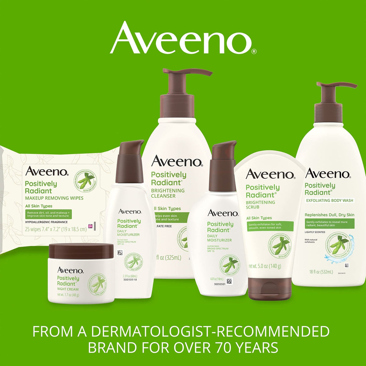 Aveeno Clear Complexion Foaming Oil-Free Facial Cleanser with Soy Extract & 0.5% Salicylic Acid, Acne Treatment Face - FENGGESTORE20