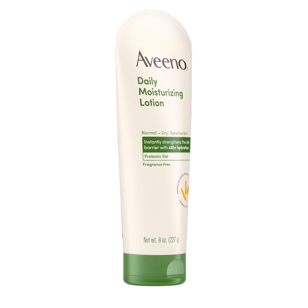 Aveeno Daily Moisturizing Body Lotion, Body Lotion for Dry Skin with Prebiotic Oat, Paraben - FENGGESTORE20