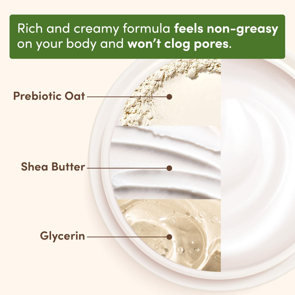 Aveeno Daily Moisturizing Cream with Prebiotic Oat & Shea Butter for Body, Face & Hands Moisturizer Cream - FENGGESTORE20