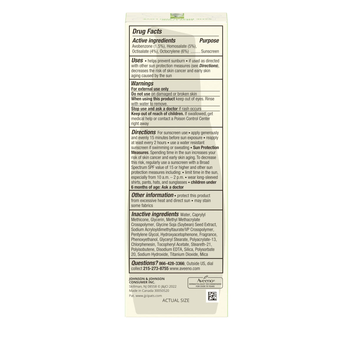Aveeno Positively Radiant Face Moisturizer with SPF 30 Sunscreen, Hydrating Facial Moisturizer with Soy Extract to Visibly Improve Skin Tone and Texture - FENGGESTORE20