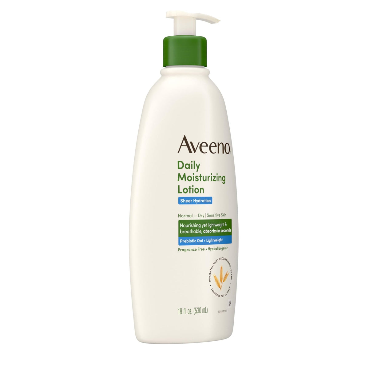 Aveeno Sheer Hydration Fragrance-Free Daily Moisturizing Lotion with Prebiotic Oat for Dry Skin, Lightweight - FENGGESTORE20