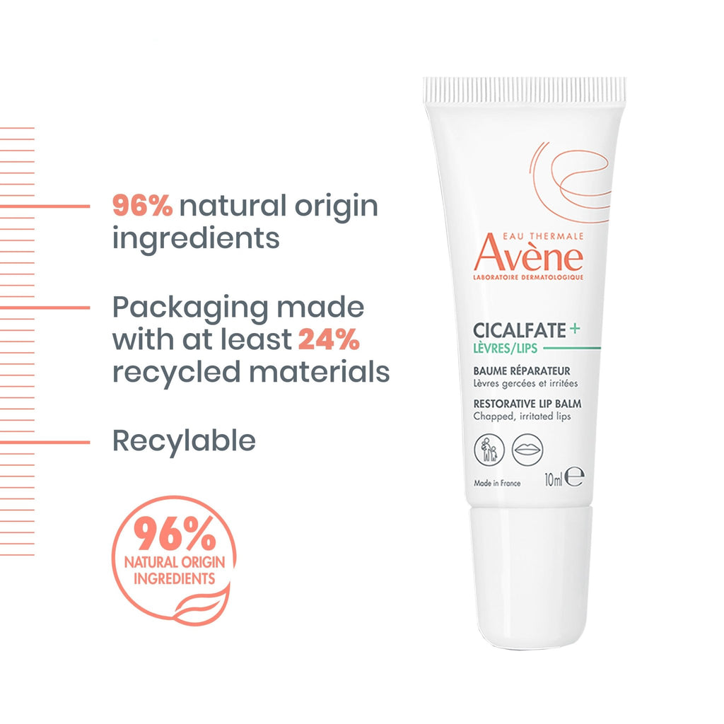 Avène Cicalfate Restorative Lip Cream, Long Lasting Moisture to Soothe Dry, Cracked Lips - FENGGESTORE20