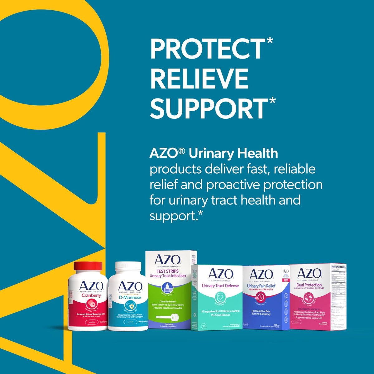 AZO D Mannose Urinary Tract Health, Cleanse, Flush & Protect The Urinary Tract, No.1 Pharmacist Recommended Brand - FENGGESTORE20