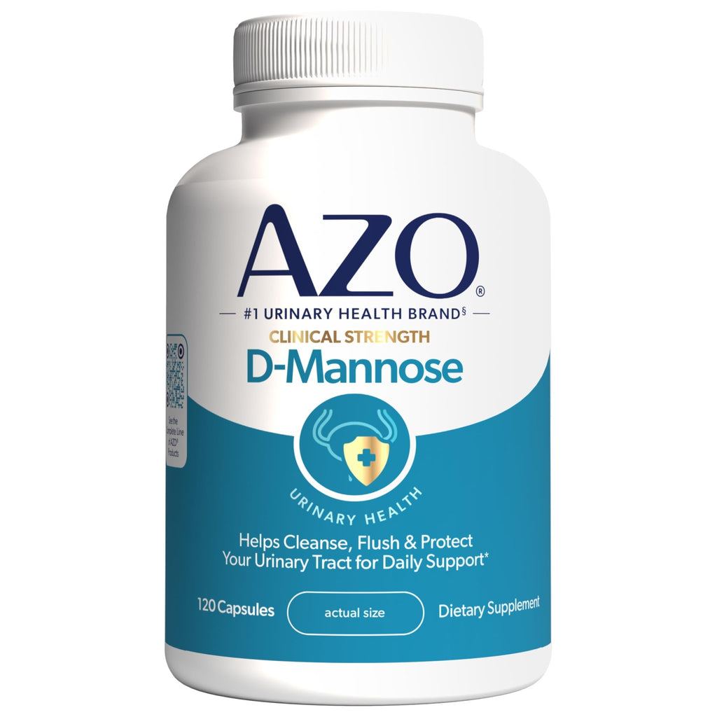 AZO D Mannose Urinary Tract Health, Cleanse, Flush & Protect The Urinary Tract, No.1 Pharmacist Recommended Brand - FENGGESTORE20
