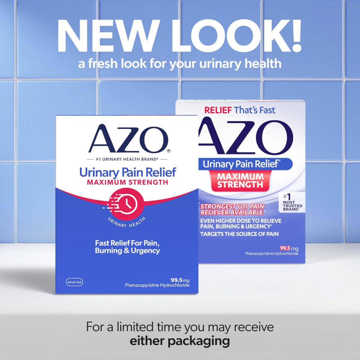 Azo Urinary Pain Relief Maximum Strength, Fast Relief Of Uti Pain, Burning & Urgency, Targets Source Of Pain, #1 Most Trusted Brand, 24 Tablets - FENGGESTORE20