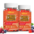 Babivek Fiber Gummies for Women and Men – Dietary Fiber, Gut Health Support, Vegan, Non-GMO, Non-Gluten, Mixed Berry & Strawberry Flavors, 60 Count(Pack of 2) - FENGGESTORE20