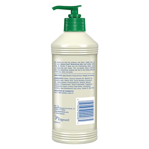 Banana Boat Moisturizing After Sun Lotion with Aloe and Vitamin E, 16Fl Oz, After Sun Care, Banana Boat After Sun Lotion, Sunburn Relief, 16Fl Oz - FENGGESTORE20