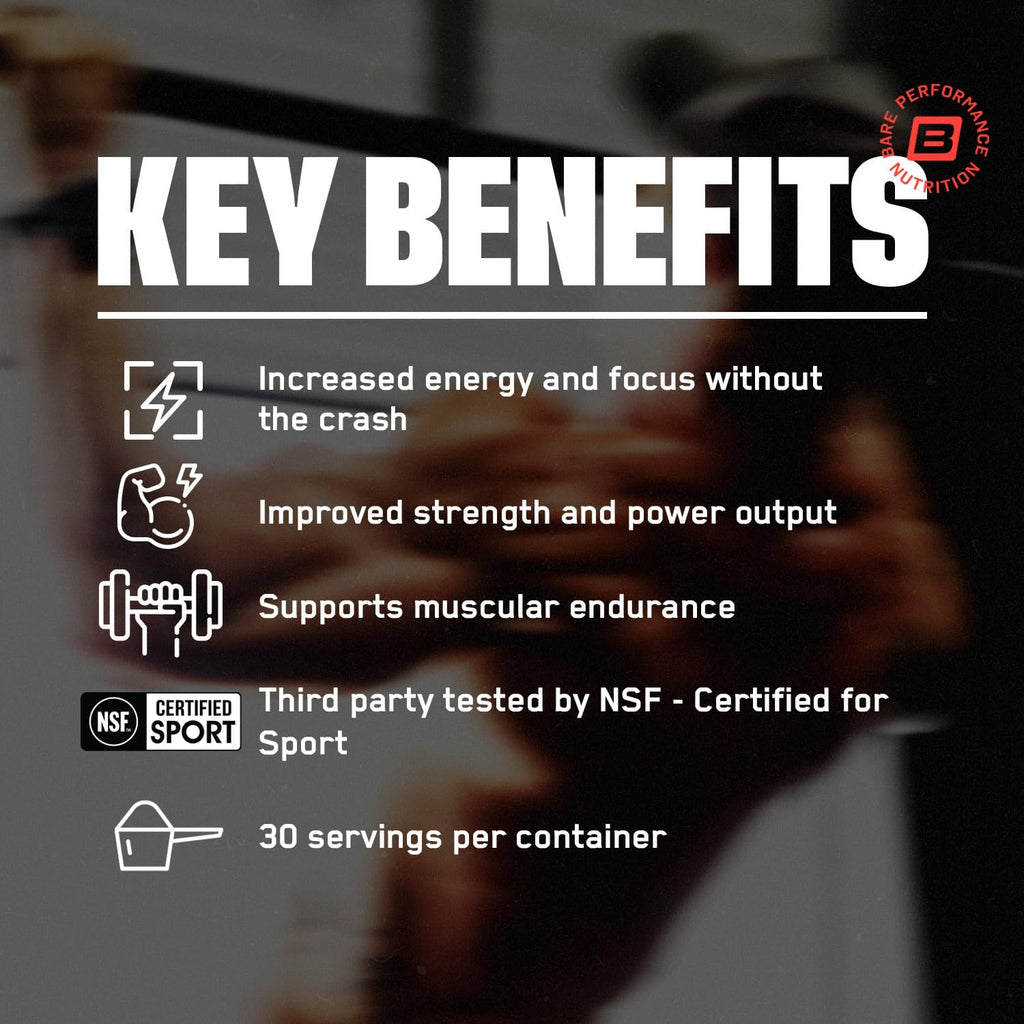 BARE PERFORMANCE NUTRITION BPN Flight Pre Workout, Supports Energy and Mental Focus, Improved Endurance & Muscle Pumps with CarnoSyn - FENGGESTORE20