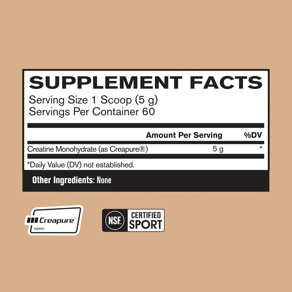 BARE PERFORMANCE NUTRITION, BPN Pure Creatine Monohydrate Powder by Creapure, 5g of Creatine per Serving, - FENGGESTORE20