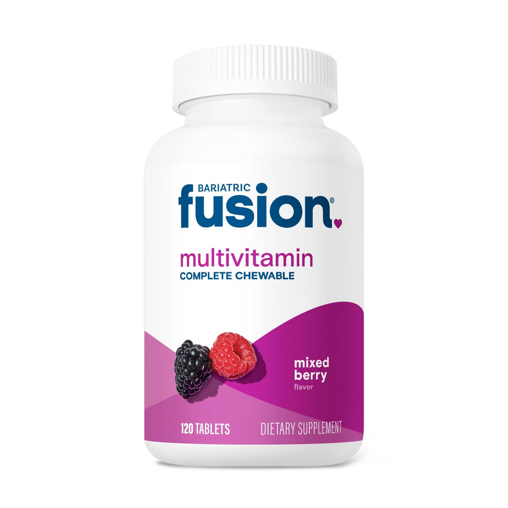 Bariatric Fusion Bariatric Multivitamin with Iron Complete Chewable | Mixed Berry | Post Bariatric Vitamins for Gastric Bypass - FENGGESTORE20