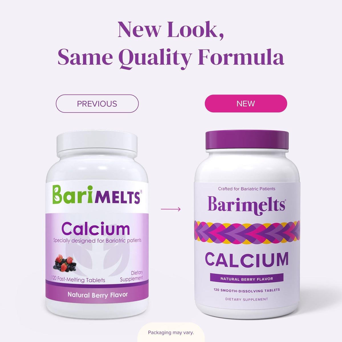 BariMelts Calcium Citrate with Vitamin D3 & Magnesium, 120 Smooth-Dissolving Tablets (1-Month Supply), Bariatric Calcium Supplements - FENGGESTORE20