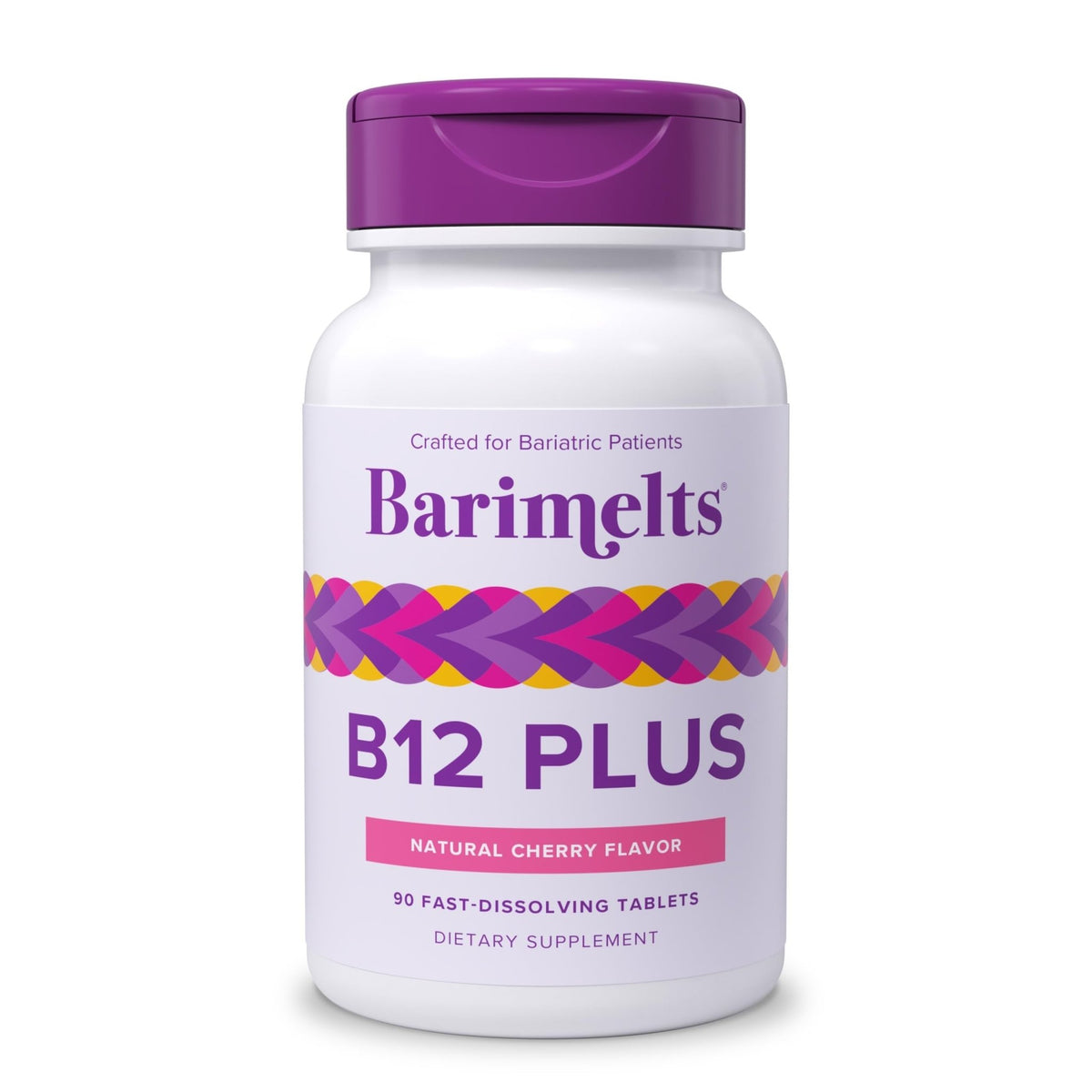 BariMelts Vitamin B12 Plus, 90 Fast-Dissolving Tablets (3-Month Supply), Sugar-Free Bariatric Vitamins for Women, Includes B12, B6 - FENGGESTORE20