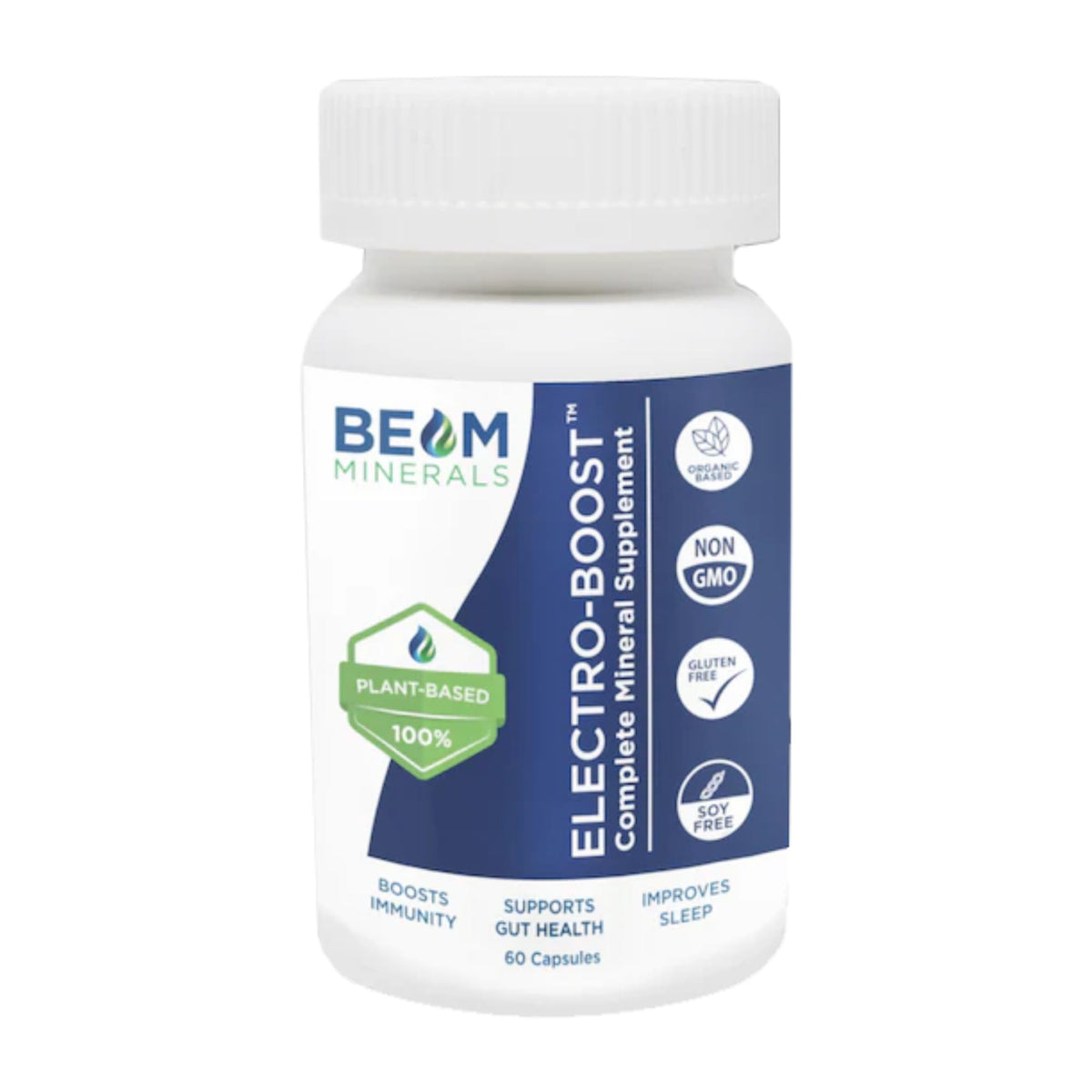 Beam Minerals Complete Multi-Mineral Capsules | Electro-Boost Plant-Based Electrolytes and Micronutrients for Men and Women | Help to Boost Immunity, Support Gut Health - FENGGESTORE20