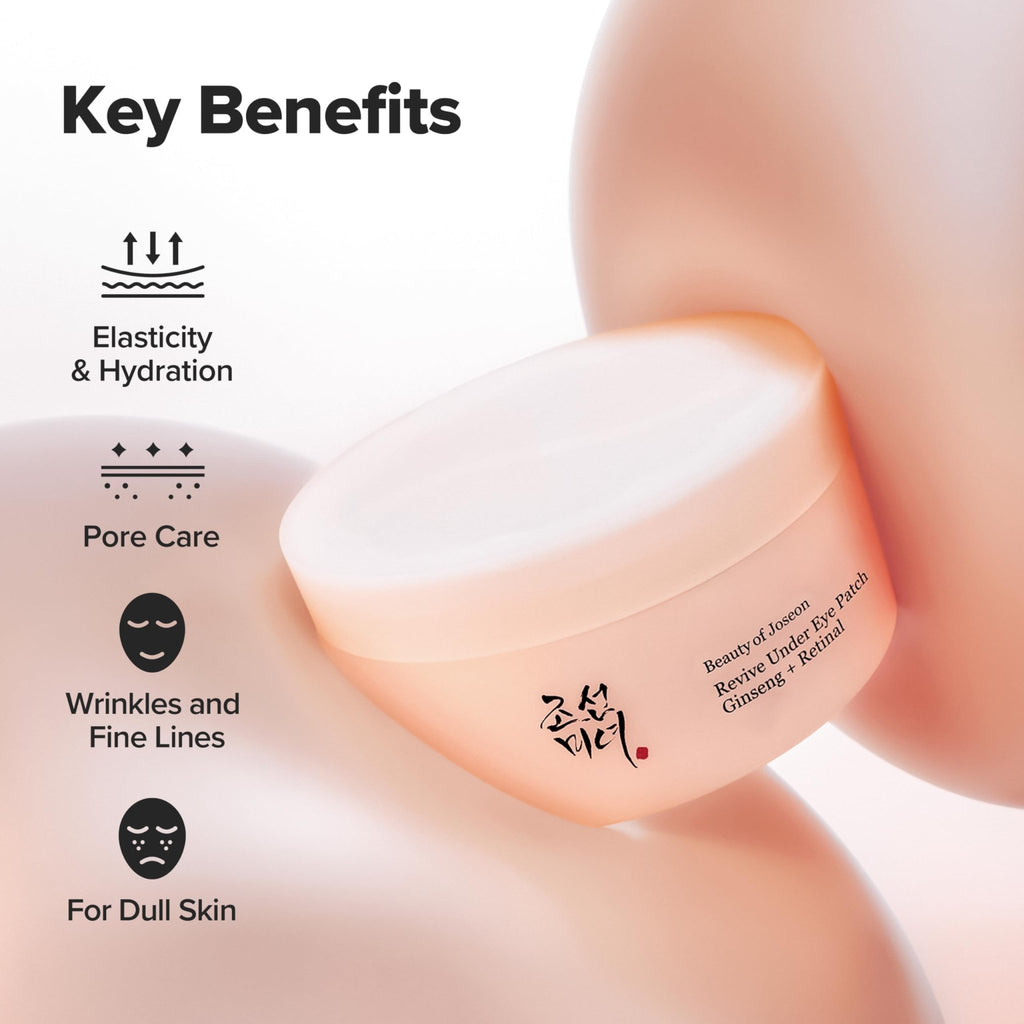 Beauty of Joseon Revive Under Eye Patch Retinal Ginseng for Puffy Under Eye Bag Masks - FENGGESTORE20